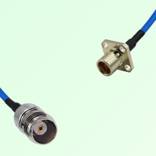 Semi-Flexible Jumper BMA Female 4 Hole Flange Mount to TNC Female Semi-Flexible Jumper BMA Female 4 Hole Flange Mount to TNC Female