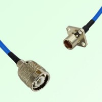 Semi-Flexible Jumper BMA Female 4 Hole Flange Mount to TNC Male Semi-Flexible Jumper BMA Female 4 Hole Flange Mount to TNC Male