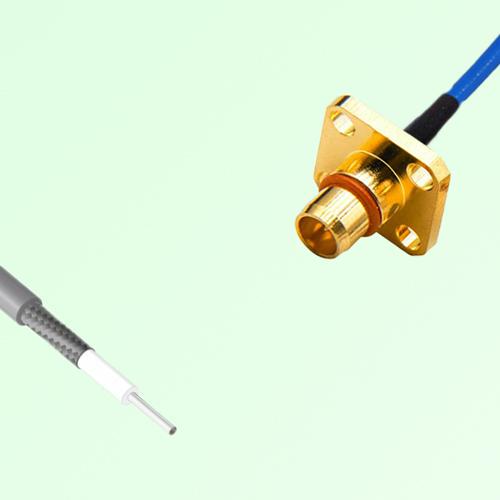 Semi-Flexible Jumper Open-end to BMA Male 4 Hole Flange Mount Semi-Flexible Jumper Open-end to BMA Male 4 Hole Flange Mount