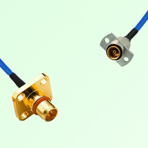 Semi-Flexible Jumper SBMA Female 2 Hole to BMA Male 4 Hole Semi-Flexible Jumper SBMA Female 2 Hole to BMA Male 4 Hole
