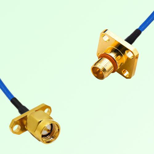Semi-Flexible Jumper BMA Male 4 Hole to SMA Male 2 Hole