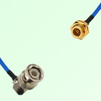 Semi-Flexible Jumper BMA Bulkhead Female to BNC Male Right Angle Semi-Flexible Jumper BMA Bulkhead Female to BNC Male Right Angle