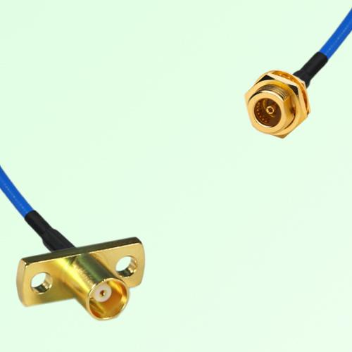 Semi-Flexible Jumper BMA Bulkhead Female to MCX Female 2 Hole Flange Mount Semi-Flexible Jumper BMA Bulkhead Female to MCX Female 2 Hole Flange Mount