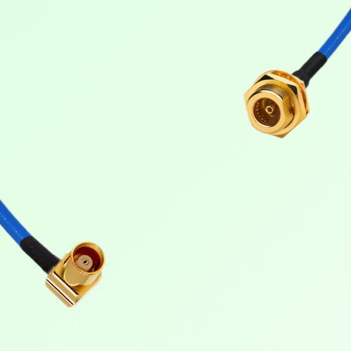 Semi-Flexible Jumper BMA Bulkhead Female to MCX Female Right Angle Semi-Flexible Jumper BMA Bulkhead Female to MCX Female Right Angle