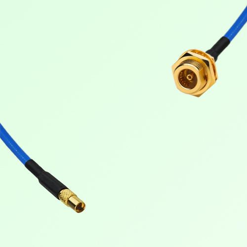 Semi-Flexible Jumper BMA Bulkhead Female to MMCX Female