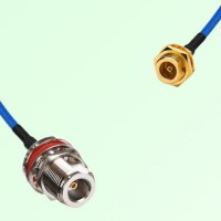 Semi-Flexible Jumper BMA Bulkhead Female to N Bulkhead Female with O-Ring Semi-Flexible Jumper BMA Bulkhead Female to N Bulkhead Female with O-Ring