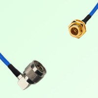 Semi-Flexible Jumper BMA Bulkhead Female to N Male Right Angle Semi-Flexible Jumper BMA Bulkhead Female to N Male Right Angle