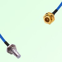 Semi-Flexible Jumper BMA Bulkhead Female to QMA Bulkhead Female with O-Ring Semi-Flexible Jumper BMA Bulkhead Female to QMA Bulkhead Female with O-Ring
