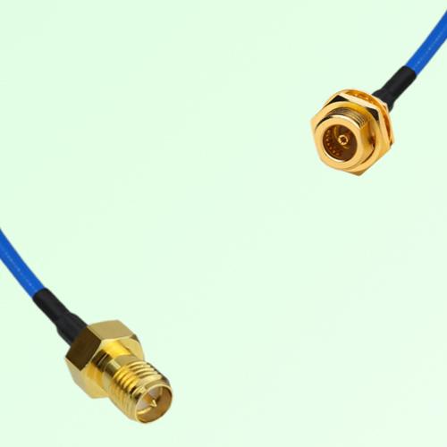 Semi-Flexible Jumper BMA Bulkhead Female to RP SMA Female