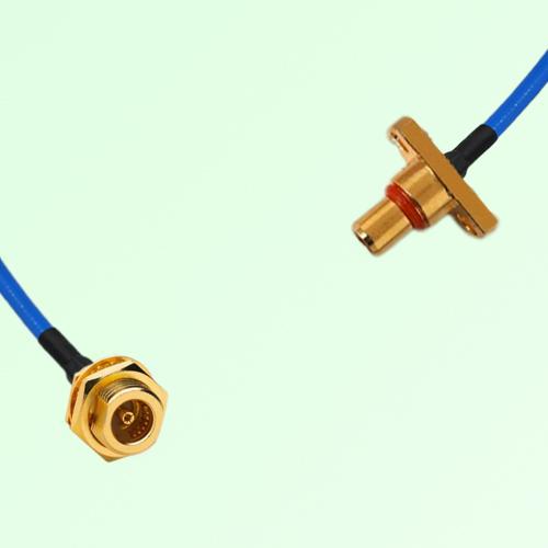 Semi-Flexible Jumper SBMA Male 2 Hole Flange Mount to BMA Bulkhead Female Semi-Flexible Jumper SBMA Male 2 Hole Flange Mount to BMA Bulkhead Female