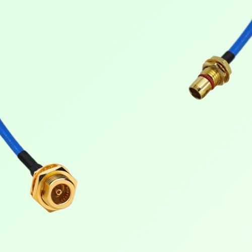 Semi-Flexible Jumper SBMA Bulkhead Male to BMA Bulkhead Female Semi-Flexible Jumper SBMA Bulkhead Male to BMA Bulkhead Female