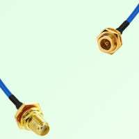 Semi-Flexible Jumper BMA Bulkhead Female to SMA Bulkhead Female with O-Ring Semi-Flexible Jumper BMA Bulkhead Female to SMA Bulkhead Female with O-Ring