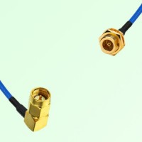 Semi-Flexible Jumper BMA Bulkhead Female to SMA Male Right Angle Semi-Flexible Jumper BMA Bulkhead Female to SMA Male Right Angle