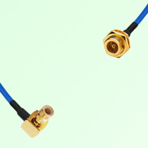 Semi-Flexible Jumper BMA Bulkhead Female to SMB Male Right Angle Semi-Flexible Jumper BMA Bulkhead Female to SMB Male Right Angle