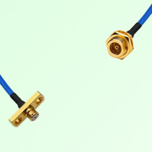 Semi-Flexible Jumper BMA Bulkhead Female to SMP Female 2 Hole Flange Mount Semi-Flexible Jumper BMA Bulkhead Female to SMP Female 2 Hole Flange Mount