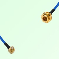 Semi-Flexible Jumper BMA Bulkhead Female to SMP Female Right Angle Semi-Flexible Jumper BMA Bulkhead Female to SMP Female Right Angle