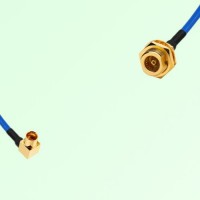 Semi-Flexible Jumper BMA Bulkhead Female to SMP Male Right Angle Semi-Flexible Jumper BMA Bulkhead Female to SMP Male Right Angle