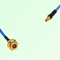 Semi-Flexible Jumper SMPM / SSMP Female to BMA Bulkhead Female Semi-Flexible Jumper SMPM / SSMP Female to BMA Bulkhead Female