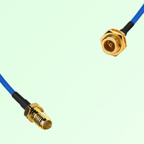 Semi-Flexible Jumper BMA Bulkhead Female to SSMA Female