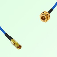 Semi-Flexible Jumper BMA Bulkhead Female to SSMC Female Semi-Flexible Jumper BMA Bulkhead Female to SSMC Female