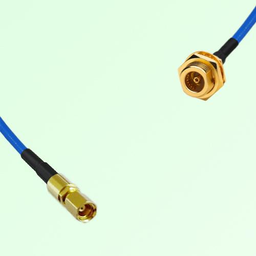 Semi-Flexible Jumper BMA Bulkhead Female to SSMC Female Semi-Flexible Jumper BMA Bulkhead Female to SSMC Female