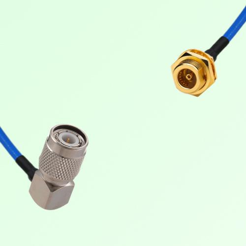 Semi-Flexible Jumper BMA Bulkhead Female to TNC Male Right Angle Semi-Flexible Jumper BMA Bulkhead Female to TNC Male Right Angle