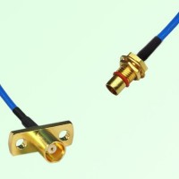 Semi-Flexible Jumper BMA Bulkhead Male to MCX Female 2 Hole Flange Mount Semi-Flexible Jumper BMA Bulkhead Male to MCX Female 2 Hole Flange Mount