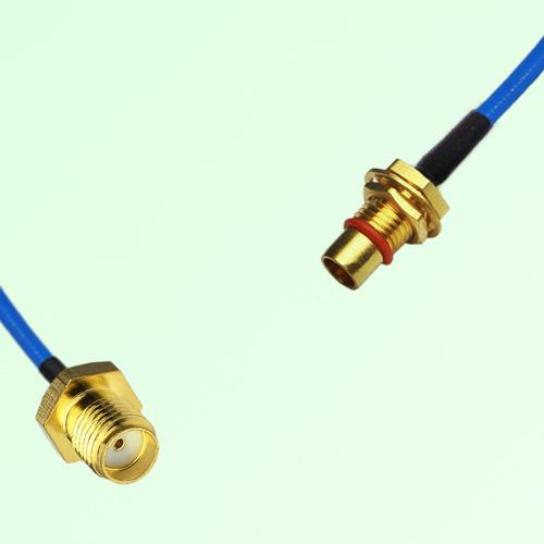 Semi-Flexible Jumper BMA Bulkhead Male to SMA Female Semi-Flexible Jumper BMA Bulkhead Male to SMA Female