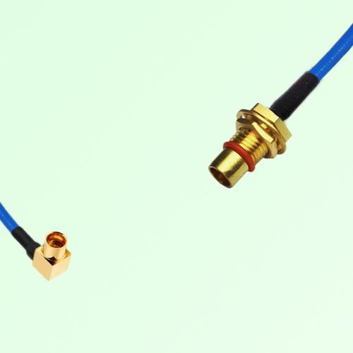 Semi-Flexible Jumper BMA Bulkhead Male to SMP Male Right Angle Semi-Flexible Jumper BMA Bulkhead Male to SMP Male Right Angle