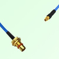 Semi-Flexible Jumper SMPM / SSMP Female to BMA Bulkhead Male Semi-Flexible Jumper SMPM / SSMP Female to BMA Bulkhead Male