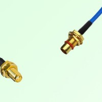 Semi-Flexible Jumper BMA Bulkhead Male to SSMA Bulkhead Female