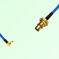 Semi-Flexible Jumper BMA Bulkhead Male to SSMC Male Right Angle Semi-Flexible Jumper BMA Bulkhead Male to SSMC Male Right Angle