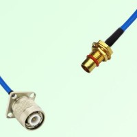 Semi-Flexible Jumper BMA Bulkhead Male to TNC Male 4 Hole 17.5x17.5mm Semi-Flexible Jumper BMA Bulkhead Male to TNC Male 4 Hole 17.5x17.5mm