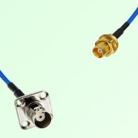 Semi-Flexible Jumper MCX Bulkhead Female to BNC Female 4 Hole 17.5x17.5mm Semi-Flexible Jumper MCX Bulkhead Female to BNC Female 4 Hole 17.5x17.5mm