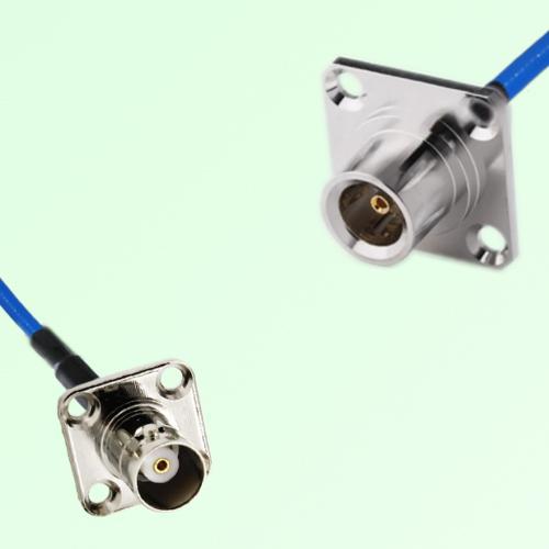 Semi-Flexible Jumper QN Female 4 Hole 25x25mm to BNC Female 4 Hole 17.5x17.5mm Semi-Flexible Jumper QN Female 4 Hole 25x25mm to BNC Female 4 Hole 17.5x17.5mm