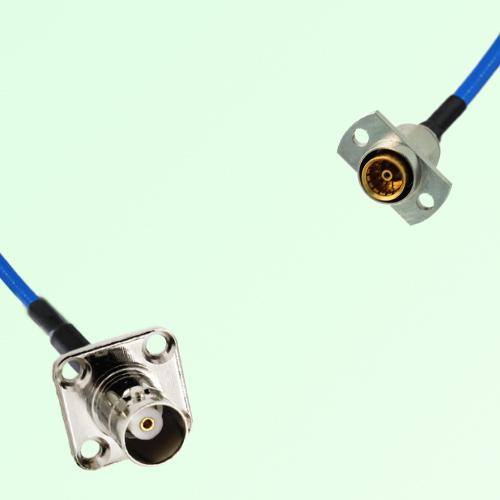 Semi-Flexible Jumper SBMA Female 2 Hole to BNC Female 4 Hole 17.5x17.5mm Semi-Flexible Jumper SBMA Female 2 Hole to BNC Female 4 Hole 17.5x17.5mm