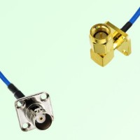 Semi-Flexible Jumper SMA Male Right Angle 4 Hole to BNC Female 4 Hole 17.5mm Semi-Flexible Jumper SMA Male Right Angle 4 Hole to BNC Female 4 Hole 17.5mm