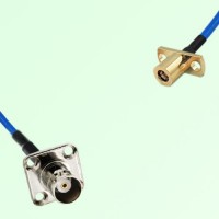 Semi-Flexible Jumper SMB Female 2 Hole to BNC Female 4 Hole 17.5x17.5mm Semi-Flexible Jumper SMB Female 2 Hole to BNC Female 4 Hole 17.5x17.5mm