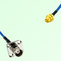 Semi-Flexible Jumper SMP Bulkhead Male to BNC Female 4 Hole 17.5x17.5mm Semi-Flexible Jumper SMP Bulkhead Male to BNC Female 4 Hole 17.5x17.5mm