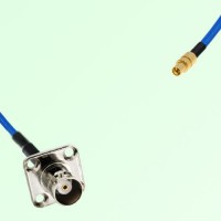 Semi-Flexible Jumper SMPM / SSMP Male to BNC Female 4 Hole 17.5x17.5mm Semi-Flexible Jumper SMPM / SSMP Male to BNC Female 4 Hole 17.5x17.5mm