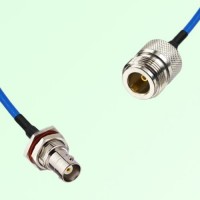 Semi-Flexible Jumper N Female to BNC Bulkhead Female with O-Ring Semi-Flexible Jumper N Female to BNC Bulkhead Female with O-Ring