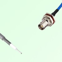 Semi-Flexible Jumper Open-end to BNC Bulkhead Female with O-Ring Semi-Flexible Jumper Open-end to BNC Bulkhead Female with O-Ring