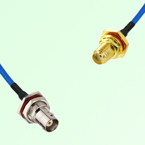 Semi-Flexible SMA Bulkhead Female with O-Ring to BNC Bulkhead Female with O-Ring Semi-Flexible SMA Bulkhead Female with O-Ring to BNC Bulkhead Female with O-Ring