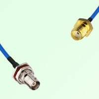 Semi-Flexible Jumper SMA Female to BNC Bulkhead Female with O-Ring Semi-Flexible Jumper SMA Female to BNC Bulkhead Female with O-Ring