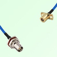 Semi-Flexible Jumper SMB Female 2 Hole to BNC Bulkhead Female with O-Ring Semi-Flexible Jumper SMB Female 2 Hole to BNC Bulkhead Female with O-Ring