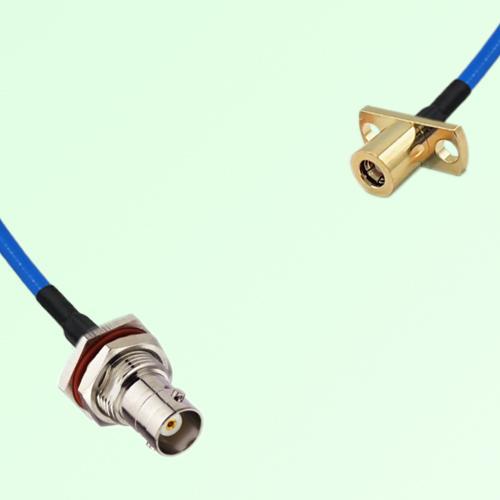 Semi-Flexible Jumper SMB Female 2 Hole to BNC Bulkhead Female with O-Ring Semi-Flexible Jumper SMB Female 2 Hole to BNC Bulkhead Female with O-Ring