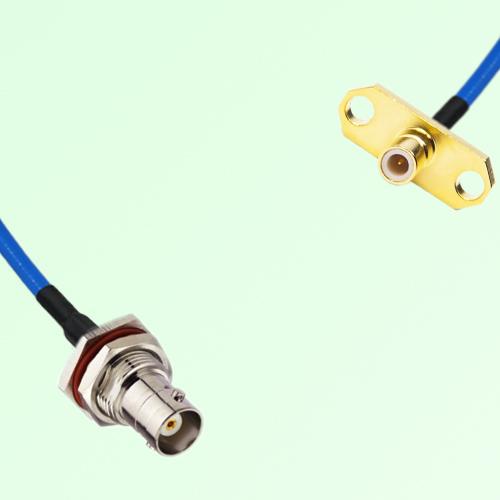 Semi-Flexible Jumper SMB Male 2 Hole to BNC Bulkhead Female with O-Ring Semi-Flexible Jumper SMB Male 2 Hole to BNC Bulkhead Female with O-Ring