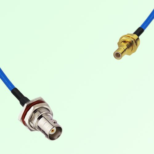 Semi-Flexible Jumper SMB Bulkhead Male to BNC Bulkhead Female with O-Ring Semi-Flexible Jumper SMB Bulkhead Male to BNC Bulkhead Female with O-Ring