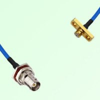 Semi-Flexible Jumper SMP Female 2 Hole to BNC Bulkhead Female with O-Ring Semi-Flexible Jumper SMP Female 2 Hole to BNC Bulkhead Female with O-Ring