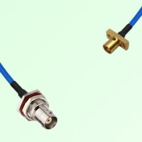 Semi-Flexible Jumper SMP Male 2 Hole to BNC Bulkhead Female with O-Ring Semi-Flexible Jumper SMP Male 2 Hole to BNC Bulkhead Female with O-Ring